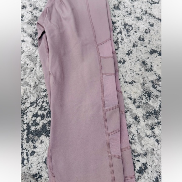 Garage Sport Mauve Mesh Cutout Leggings - Picture 6 of 11